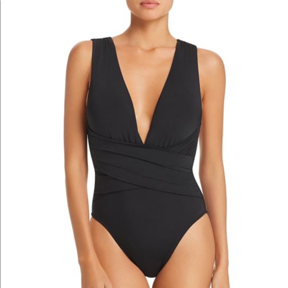 Trina Turk - Wrap Front One-Piece Swimsuit - Picture 1 of 4